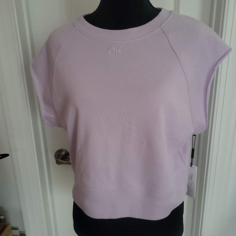 Calvin Klein Performance/Eco French Crop‎ Top - Picture 4 of 9